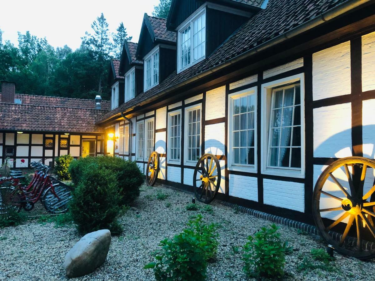 Landhotel Gutshof Im Oertzetal In Oldendorf, Suedheide Херманнсбург Экстерьер фото